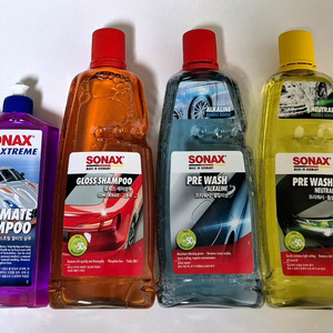 새상품) 소낙스 카샴푸 프리워시 일괄판매 세차용품