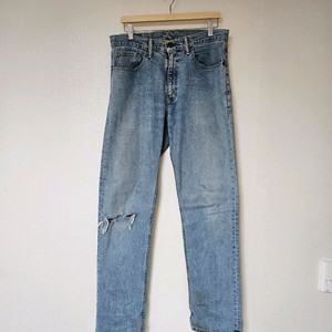 리바이스 505 워싱 데님 청바지