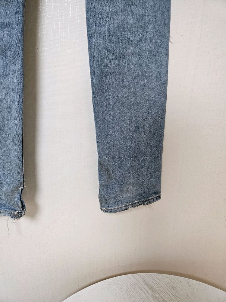 리바이스 505 워싱 데님 청바지--7