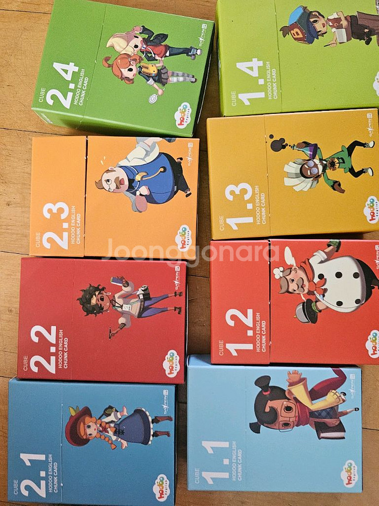 호두잉글리시 청크카드 펜 워크북--1