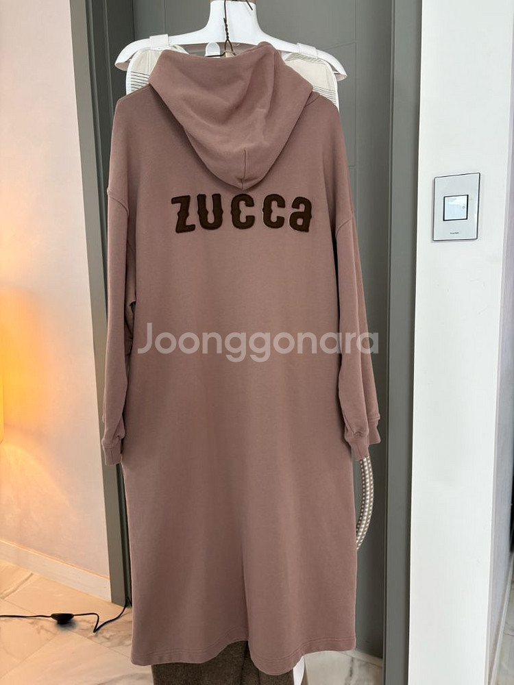 주카 뒷레터링 후드 원피스 프리사이즈--0