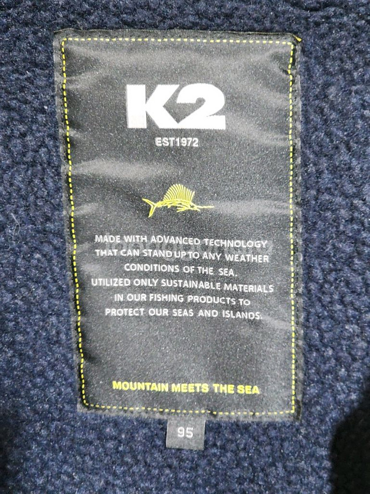 K2 플리스 점퍼 네이비 뽀글이 케이투 후리스 자켓--2