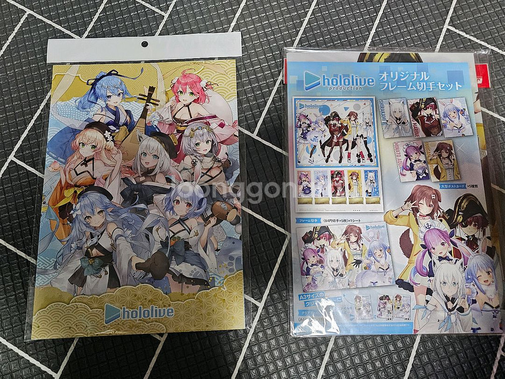 홀로라이브 프레임우표 일괄--1