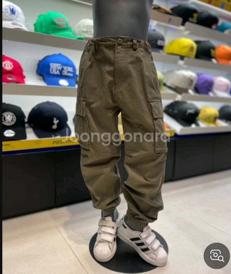 뉴에라키즈 카고 바지 140 택포--0