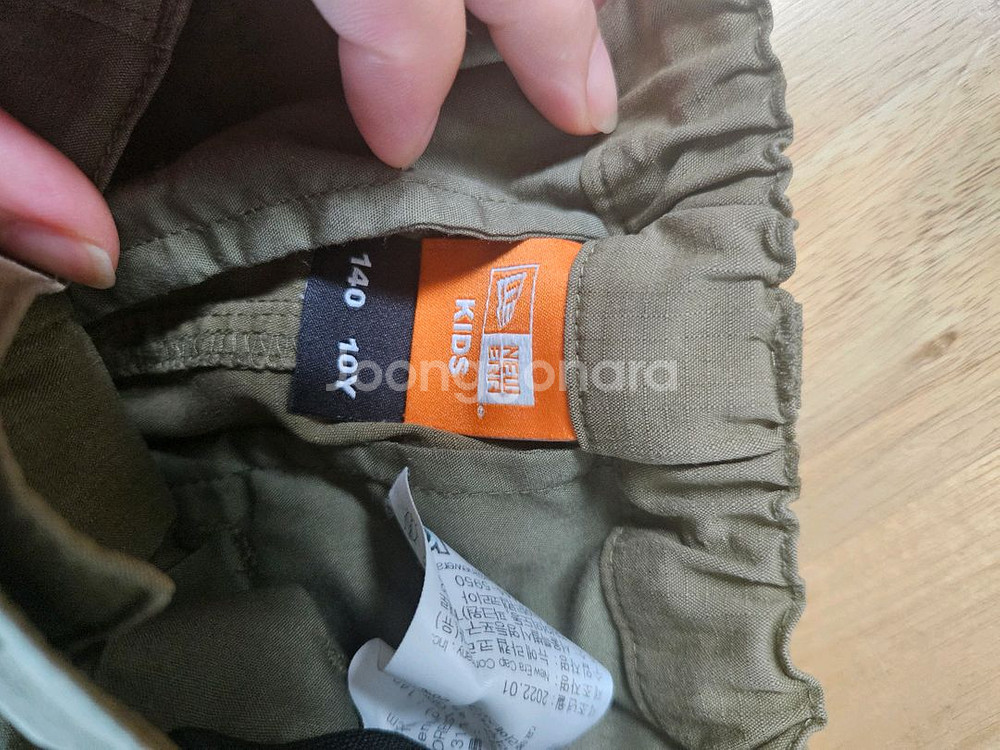 뉴에라키즈 카고 바지 140 택포--4