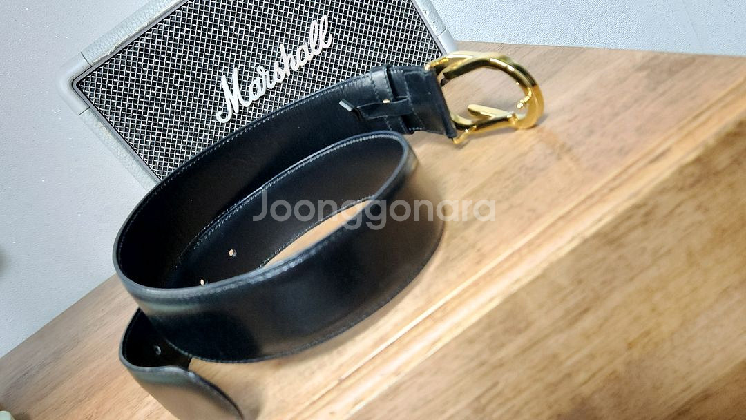 # GUCCI 구찌 정품 블랙 레더 여성명품벨트 급처--5