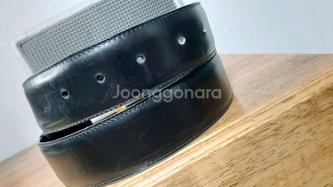 # GUCCI 구찌 정품 블랙 레더 여성명품벨트 급처--6