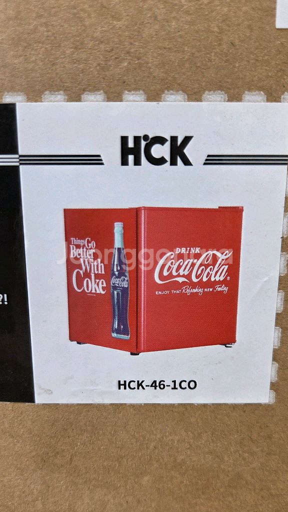HCK 코카콜라 미니냉장고 48L 미개봉 새상품--1