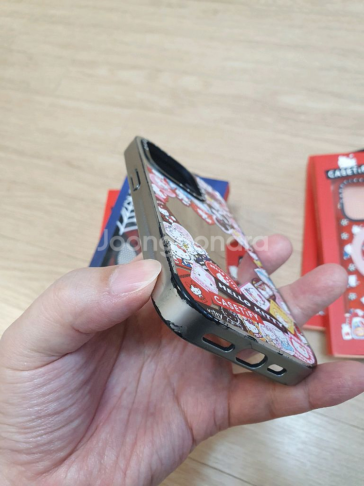 헬로키티 케이스티파이 아이폰 14 프로 케이스 3개--6