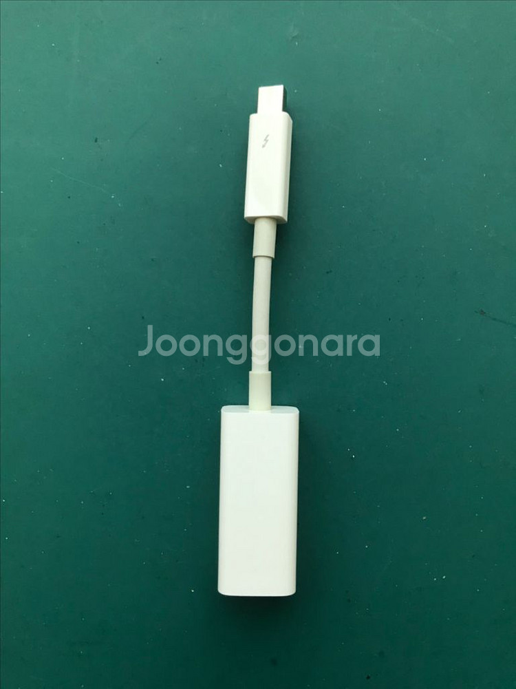 애플 썬더볼트2 유선랜 컨버터 팝니다--1