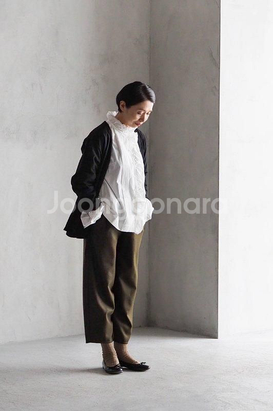 Nigel cabourn 나이젤 카본 프릴 블라우스--0