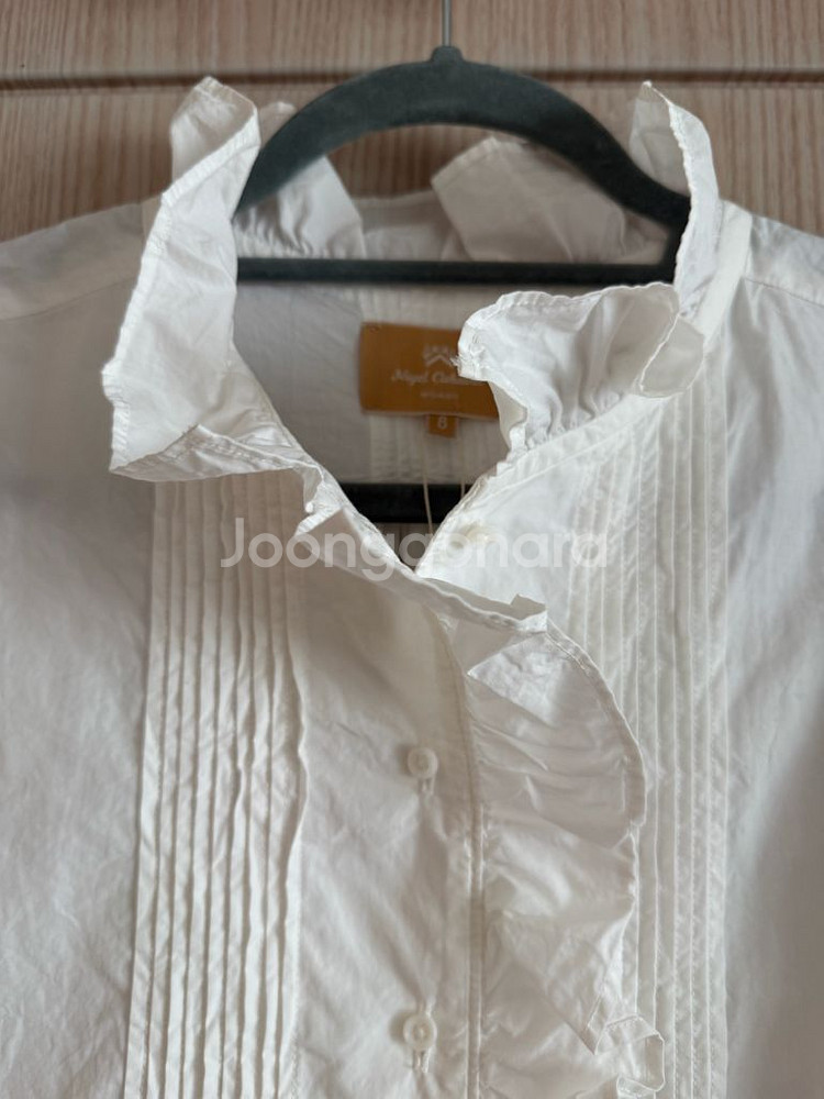 Nigel cabourn 나이젤 카본 프릴 블라우스--6