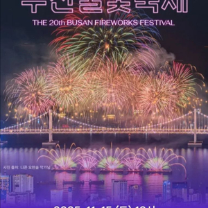 (최저가) 11/15(토) 부산불꽃축제 S석 2&4연석