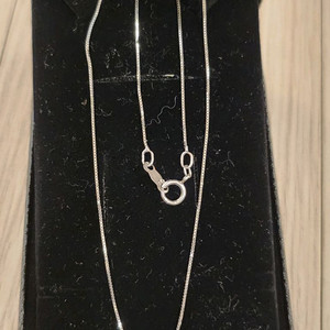14k 화이트골드 목걸이 체인