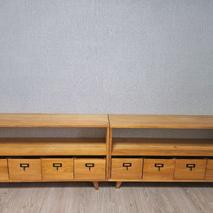 퍼니처랩 티비테이블 (원목) 2세트