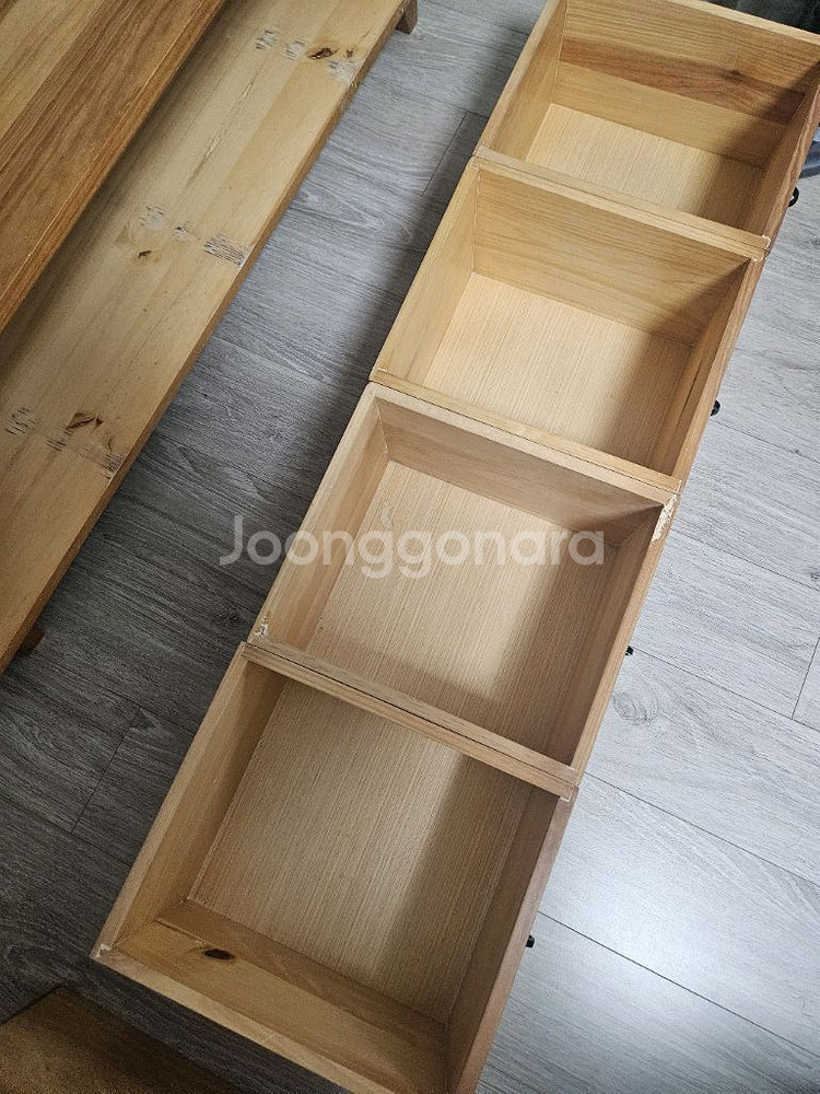 퍼니처랩 티비테이블 (원목) 2세트--1