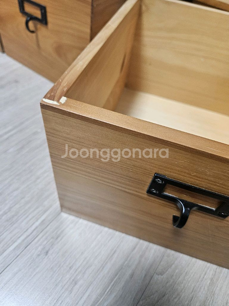 퍼니처랩 티비테이블 (원목) 2세트--4