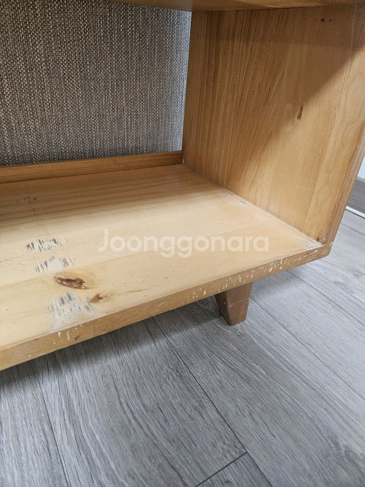 퍼니처랩 티비테이블 (원목) 2세트--3