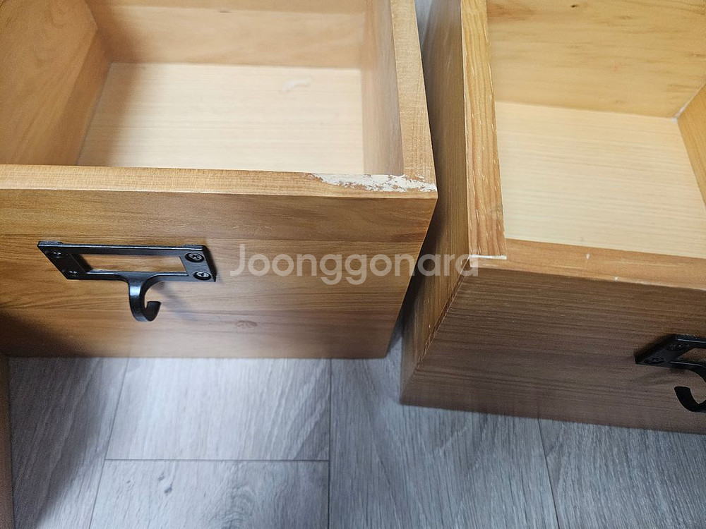 퍼니처랩 티비테이블 (원목) 2세트--5