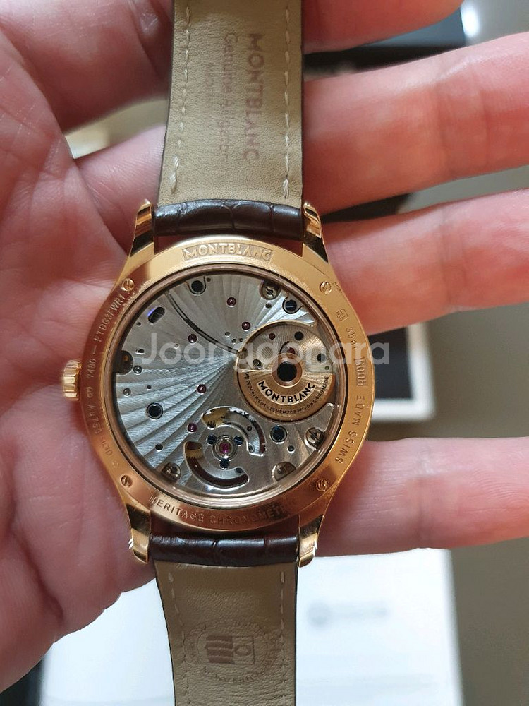 몽블랑 뚜르비옹 헤리티지 크로노매트리_신세계 강남점--5