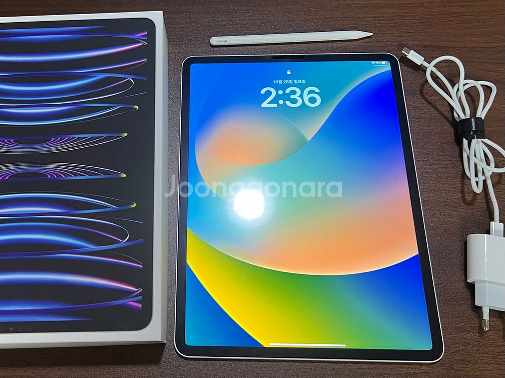 아이패드 프로 12.9 6세대 실버 256GB WiFi--0
