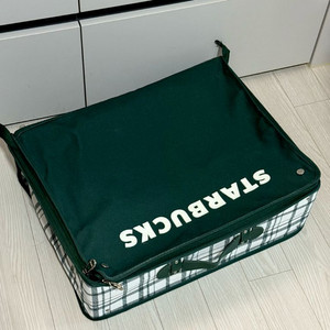 스타벅스 가방 그린