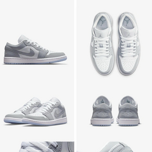 (정품) 나이키 에어조던 1로우 울프그레이 265