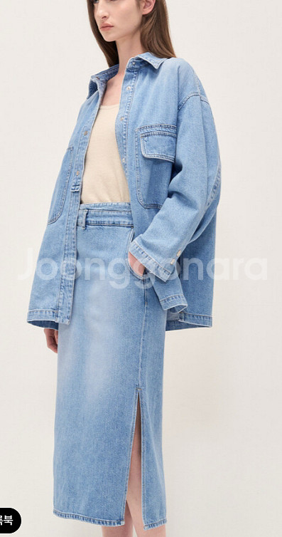 타임 오버사이즈 포켓데님 쟈켓--5