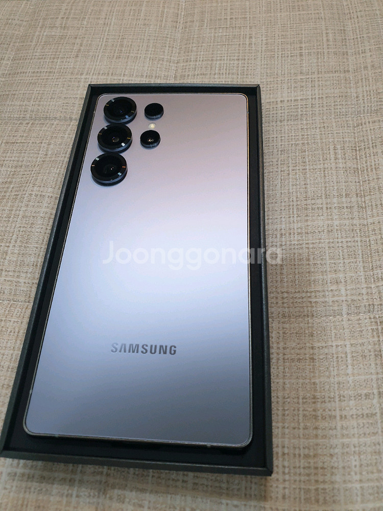 갤럭시 s25울트라 티타늄 실버 블루 512GB--2