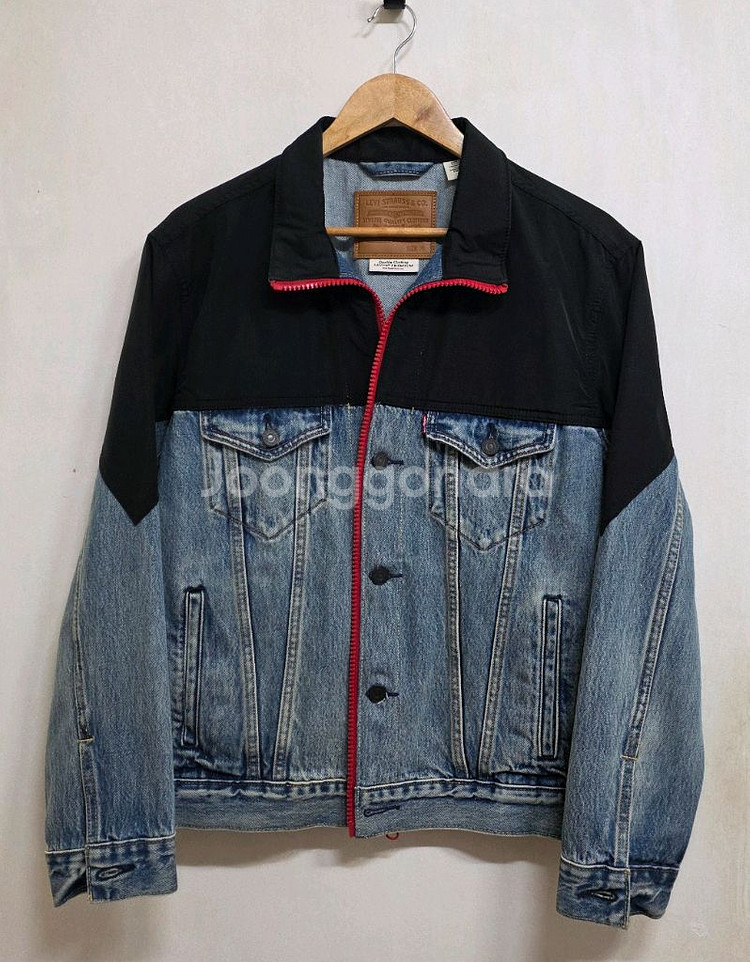 리바이스 데님자켓. M 실착용L-100.--1