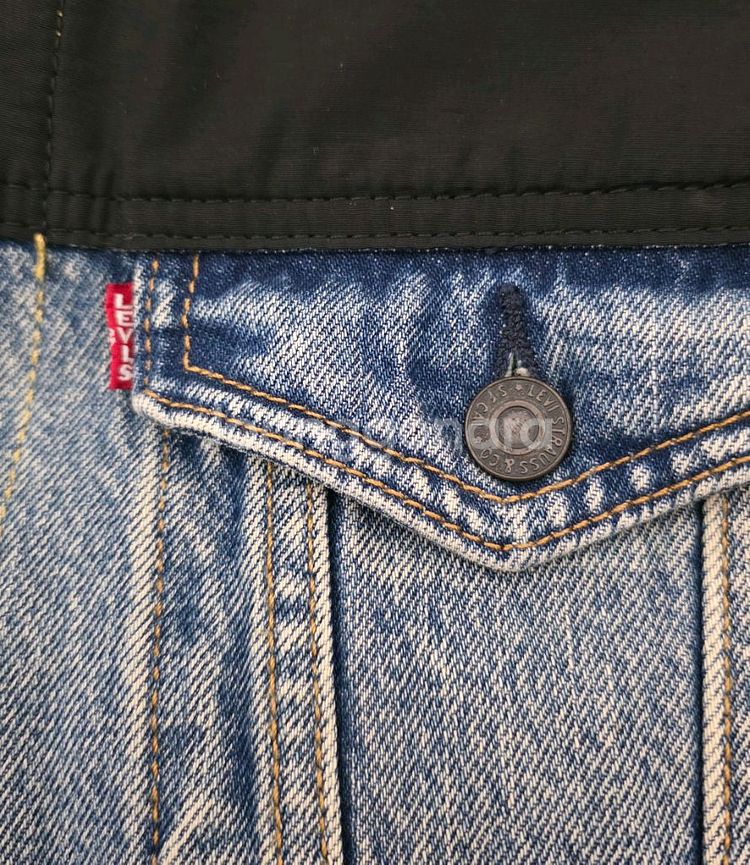 리바이스 데님자켓. M 실착용L-100.--4