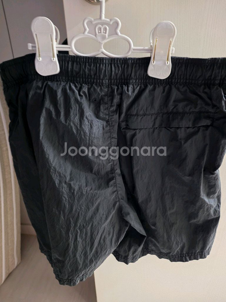 스톤아일랜드 블랙 나일론 반바지 m(정품인증)--2