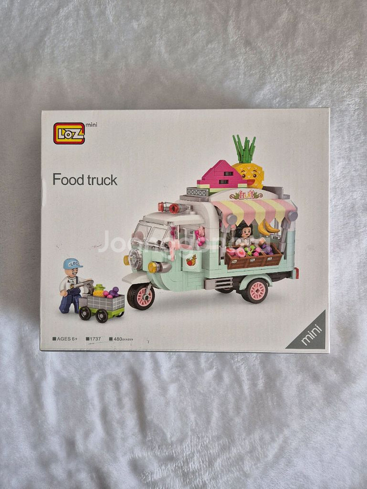 LOZ 미니레고블럭 푸드트럭(1737) 미개봉--0