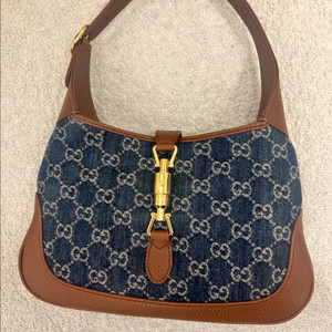 구찌 재키 데님백 S