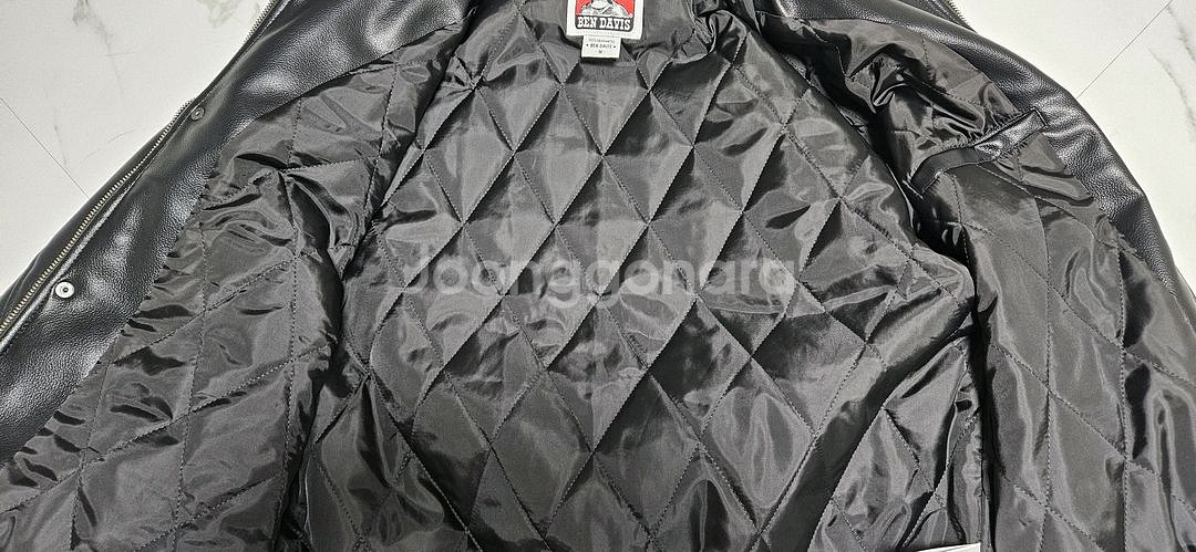 벤 데이비스 화이트라벨 레더 자켓 블랙 (M사이즈)--2