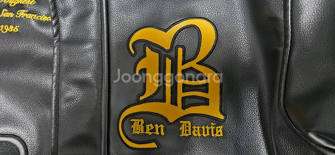 벤 데이비스 화이트라벨 레더 자켓 블랙 (M사이즈)--8