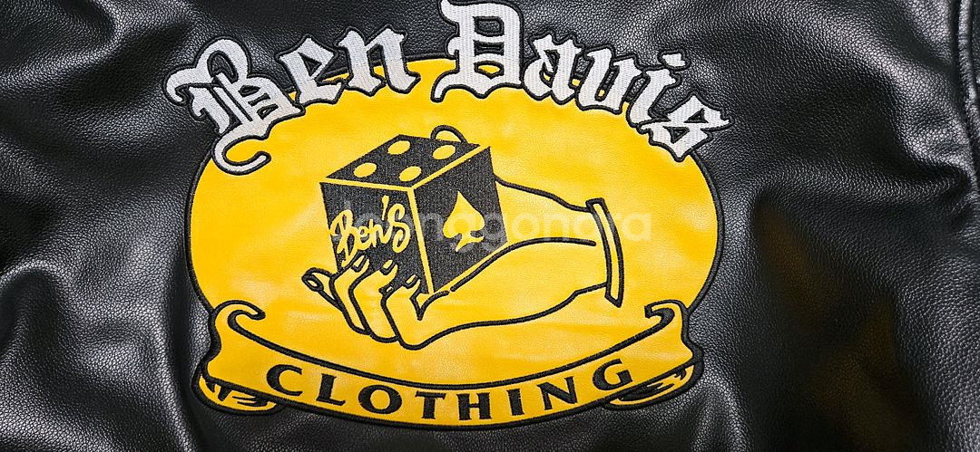 벤 데이비스 화이트라벨 레더 자켓 블랙 (M사이즈)--5