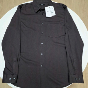 띠어리 스트럭쳐 니트 브러쉬드 어빙 셔츠 L 정가38