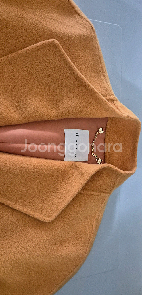 잇미샤 핸드메이드 허리잘룩 롱코트 55--1