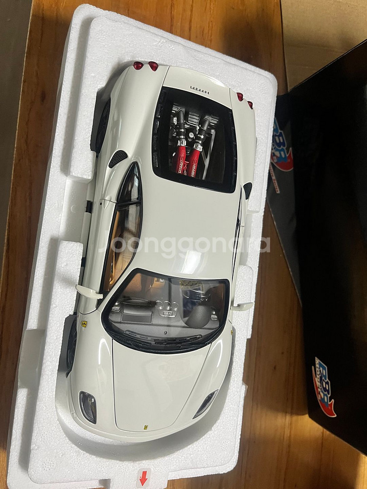 1/18 BBR 페라리 F430 화이트 제품--0