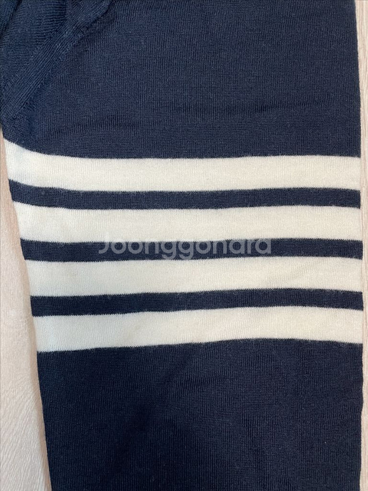 [새상품] 톰브라운 네이비 니트 4사이즈--7