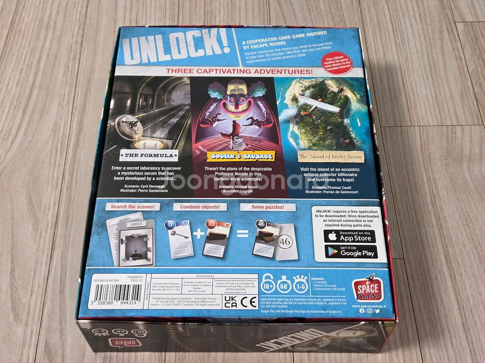 보드게임 언락 1 UNLOCK 영문판--2