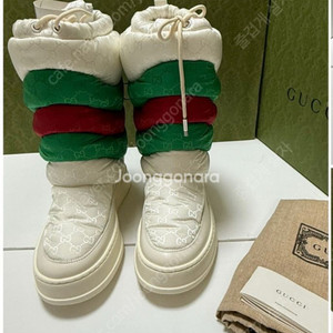 구찌 여성 패딩 부츠 gucci