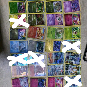 포켓몬카드 고전 홀로그램 및 희귀카드