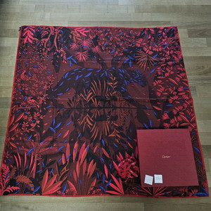 정품/새상품) 까르띠에 캐시미어 실크 숄 머플러