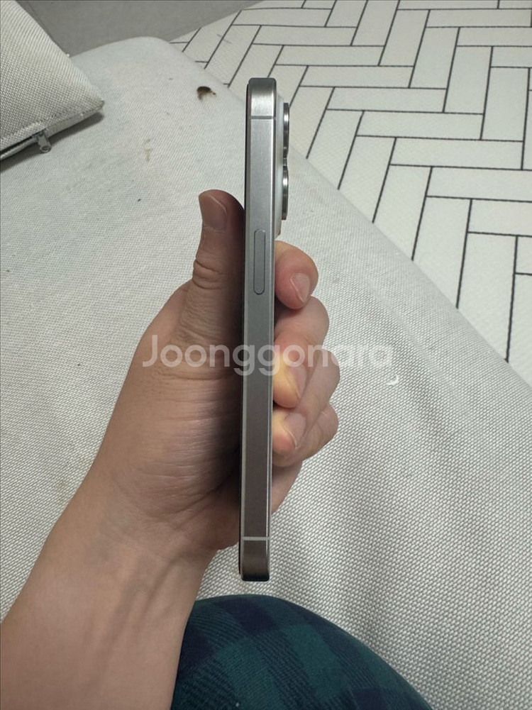 아이폰 15프로 128 실버--1