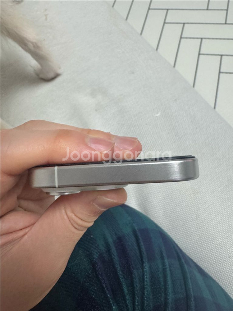 아이폰 15프로 128 실버--5