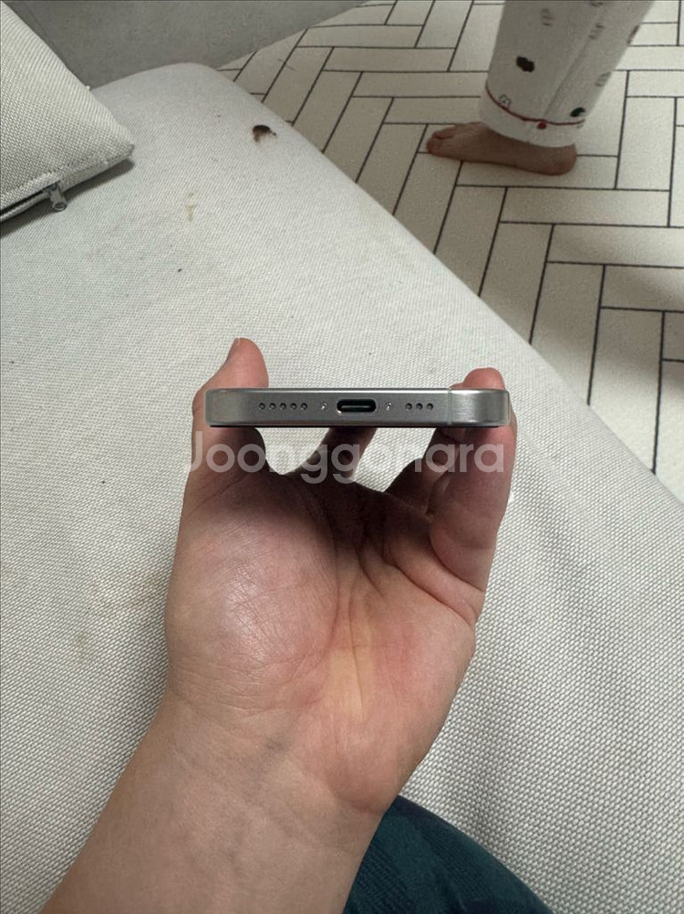 아이폰 15프로 128 실버--3