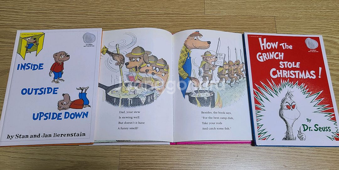 영어 동화책/한솔 영어리틀동화.베렌스타인.나무집.마빈--1