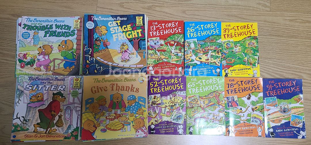 영어 동화책/한솔 영어리틀동화.베렌스타인.나무집.마빈--5